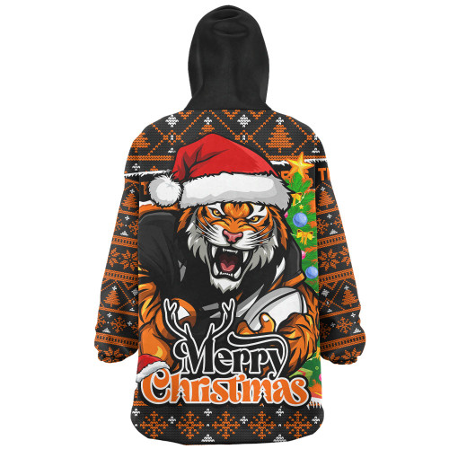 Wests Tigers Snug Hoodie Merry Christmas Game Day Knit Style Team Edition
