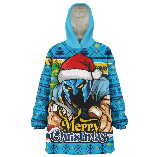 Gold Coast Titans Snug Hoodie Merry Christmas Game Day Knit Style Team Edition