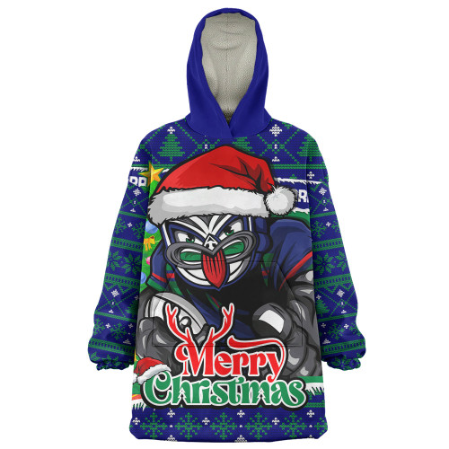 New Zealand Warriors Snug Hoodie Merry Christmas Game Day Knit Style Team Edition