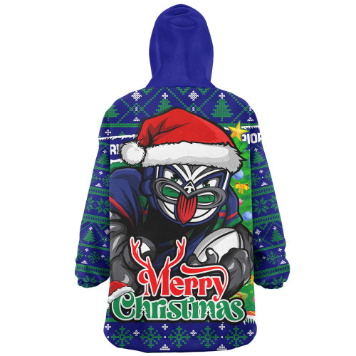 New Zealand Warriors Snug Hoodie Merry Christmas Game Day Knit Style Team Edition