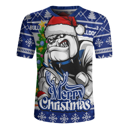 Canterbury-Bankstown Bulldogs Rugby Jersey Merry Christmas Game Day Knit Style Team Edition
