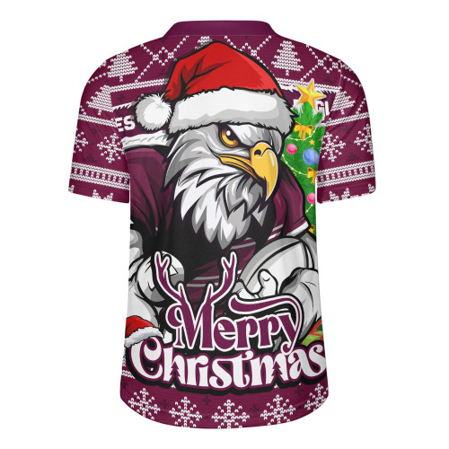 Manly Warringah Sea Eagles Rugby Jersey Merry Christmas Game Day Knit Style Team Edition Manly Warringah Sea Eagles Rugby Jersey Merry Christmas Game Day Knit Style Team Edition