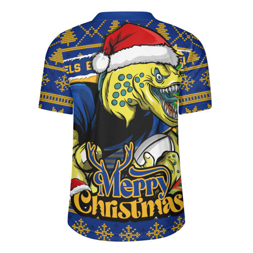 Parramatta Eels Rugby Jersey Merry Christmas Game Day Knit Style Team Edition
