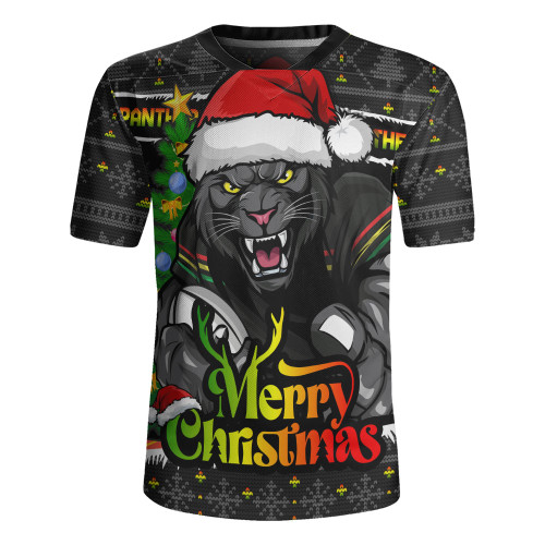 Penrith Panthers Rugby Jersey Merry Christmas Game Day Knit Style Team Edition