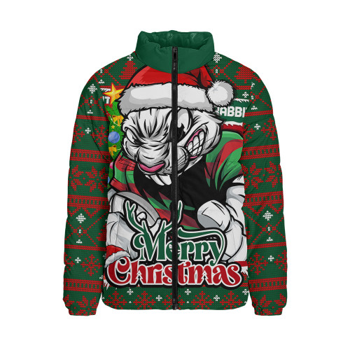 South Sydney Rabbitohs Padded Jacket Merry Christmas Game Day Knit Style Team Edition South Sydney Rabbitohs Padded Jacket Merry Christmas Game Day Knit Style Team Edition