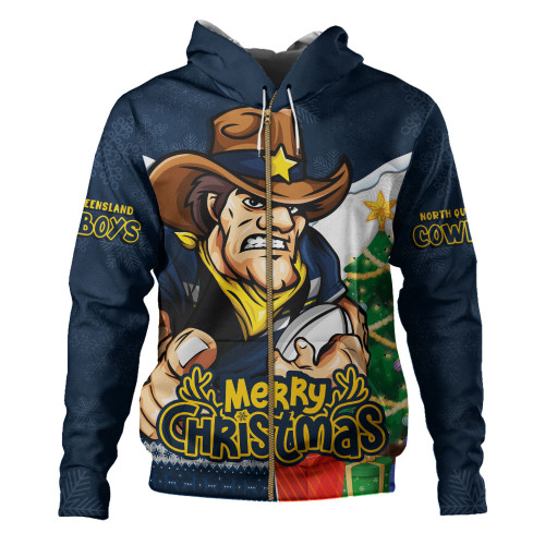 North Queensland Cowboys Hoodie Santa Scoring Touchdown On Christmas Game Day North Queensland Cowboys Hoodie Santa Scoring Touchdown On Christmas Game Day