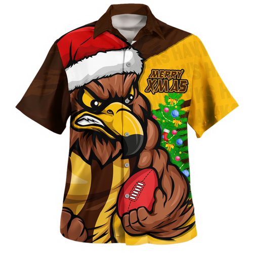 (Custom) Hawthorn Hawaiian Shirt Defend The Pride