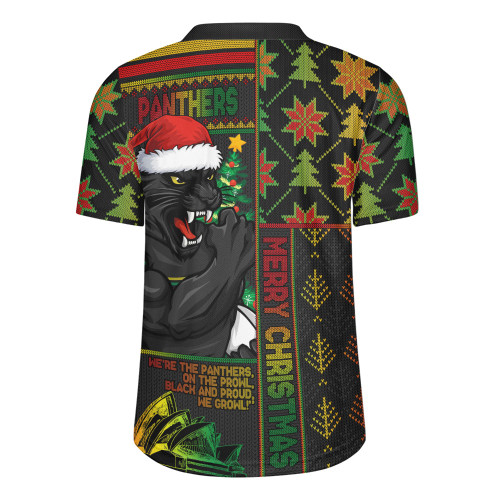 Penrith Panthers Rugby Jersey Christmas Magic Knit Style Winter Glow