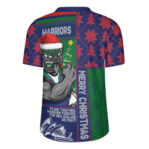 New Zealand Warriors Rugby Jersey Christmas Magic Knit Style Winter Glow