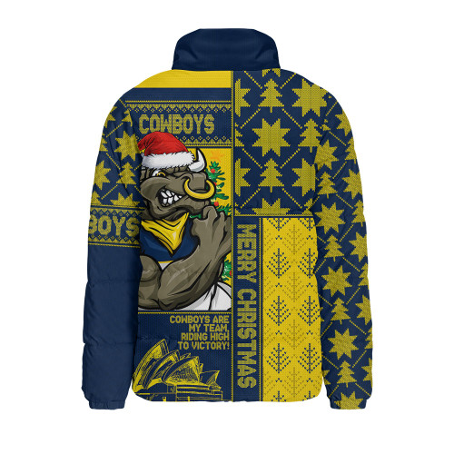 North Queensland Cowboys Padded Jacket Christmas Magic Knit Style Winter Glow North Queensland Cowboys Padded Jacket Christmas Magic Knit Style Winter Glow
