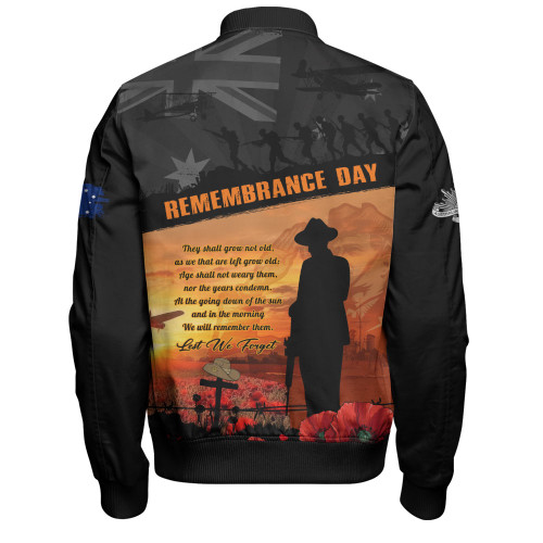 Australia Bomber Jacket Remembrance Day Australia Honour The Fallen Australia Bomber Jacket Remembrance Day Australia Honour The Fallen
