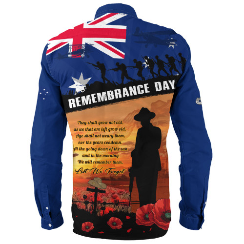 Australia Long Sleeve Shirt Remembrance Day Australia Honour The Fallen Australia Long Sleeve Shirt Remembrance Day Australia Honour The Fallen