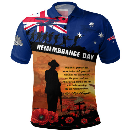 Australia Polo Shirt Remembrance Day Australia Honour The Fallen Australia Polo Shirt Remembrance Day Australia Honour The Fallen