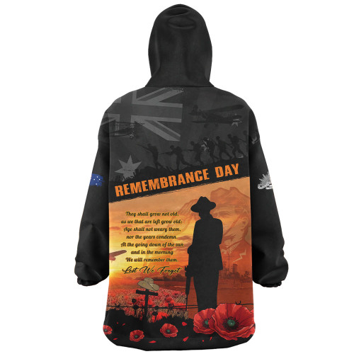 Australia Snug Hoodie Remembrance Day Australia Honour The Fallen Australia Snug Hoodie Remembrance Day Australia Honour The Fallen