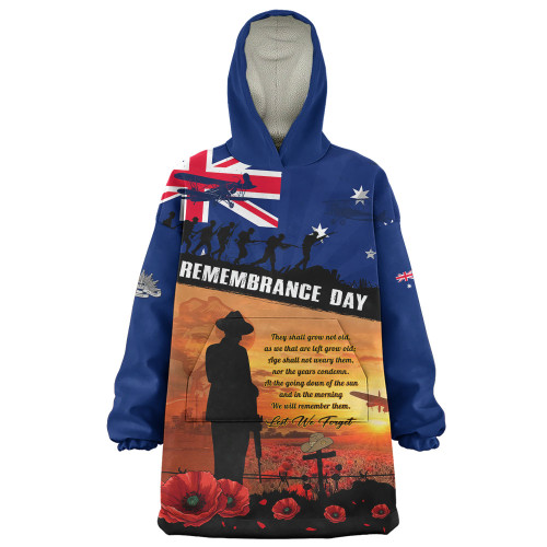 Australia Snug Hoodie Remembrance Day Australia Honour The Fallen Australia Snug Hoodie Remembrance Day Australia Honour The Fallen