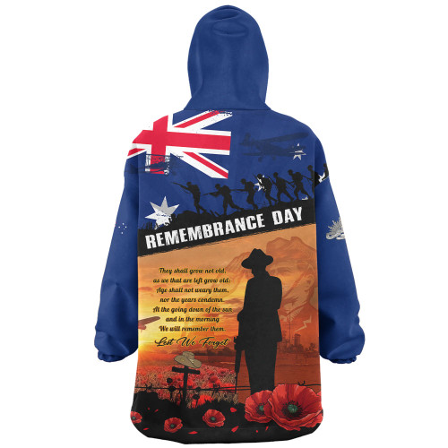 Australia Snug Hoodie Remembrance Day Australia Honour The Fallen Australia Snug Hoodie Remembrance Day Australia Honour The Fallen