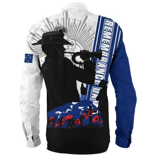 Australia Long Sleeve Shirt Remembrance Day Australia Field Of Poppies Australia Long Sleeve Shirt Remembrance Day Australia Field Of Poppies