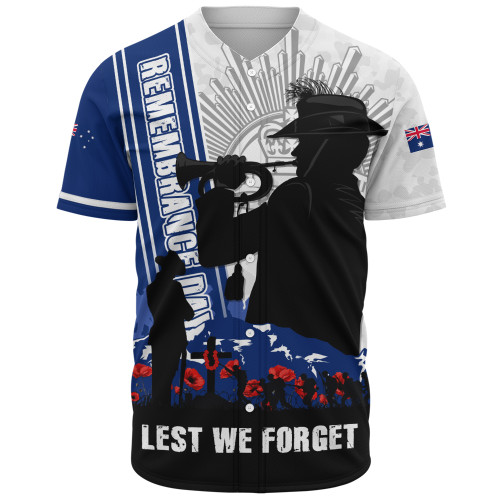 Australia Baseball Shirt Remembrance Day Australia Field Of Poppies