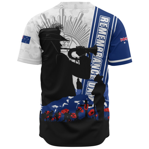 Australia Baseball Shirt Remembrance Day Australia Field Of Poppies Australia Baseball Shirt Remembrance Day Australia Field Of Poppies