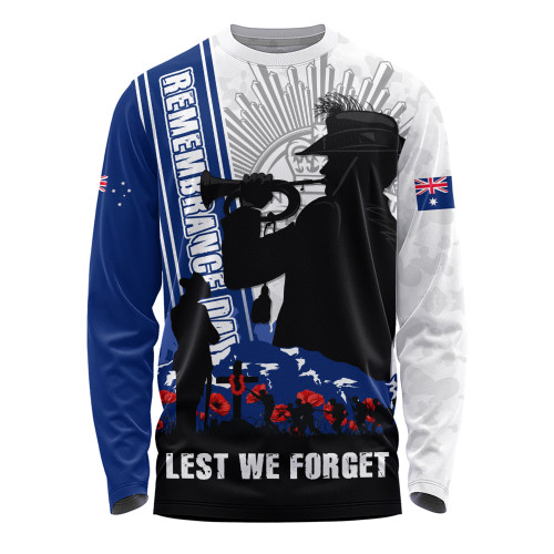 Australia Long Sleeve T-shirt Remembrance Day Australia Field Of Poppies Australia Long Sleeve T-shirt Remembrance Day Australia Field Of Poppies