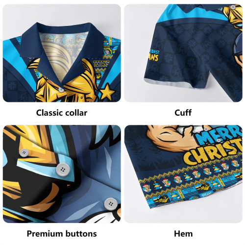 North Queensland Cowboys Hawaiian Shirt Merry Christmas Festive Spirit Edition North Queensland Cowboys Hawaiian Shirt Merry Christmas Festive Spirit Edition