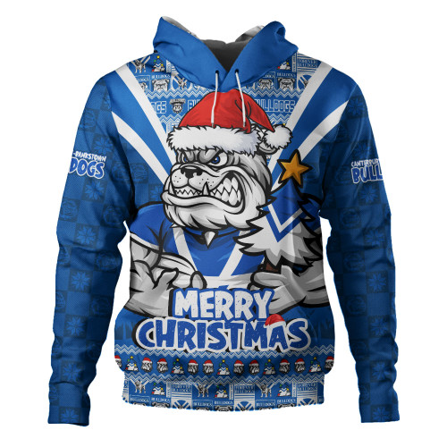 Canterbury-Bankstown Bulldogs Hoodie Merry Christmas Festive Spirit Edition Canterbury-Bankstown Bulldogs Hoodie Merry Christmas Festive Spirit Edition