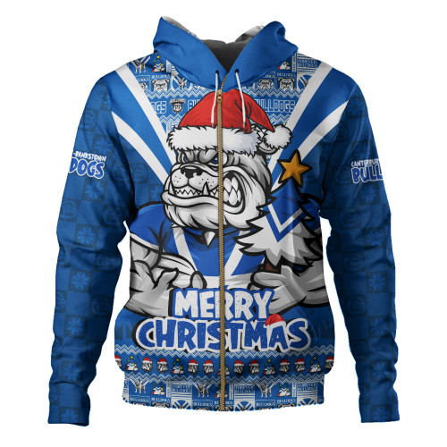 Canterbury-Bankstown Bulldogs Hoodie Merry Christmas Festive Spirit Edition Canterbury-Bankstown Bulldogs Hoodie Merry Christmas Festive Spirit Edition