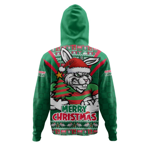 South Sydney Rabbitohs Hoodie Merry Christmas Festive Spirit Edition South Sydney Rabbitohs Hoodie Merry Christmas Festive Spirit Edition