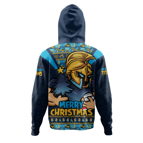 Gold Coast Titans Hoodie Merry Christmas Festive Spirit Edition Gold Coast Titans Hoodie Merry Christmas Festive Spirit Edition