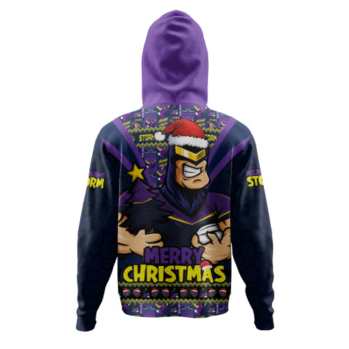 Melbourne Storm Hoodie Merry Christmas Festive Spirit Edition Melbourne Storm Hoodie Merry Christmas Festive Spirit Edition