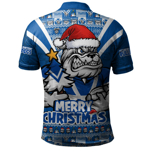 Canterbury-Bankstown Bulldogs Polo Shirt Merry Christmas Festive Spirit Edition