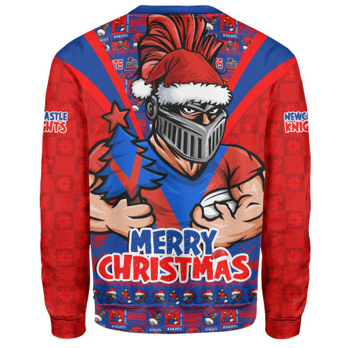 Newcastle Knights Sweatshirt Merry Christmas Festive Spirit Edition