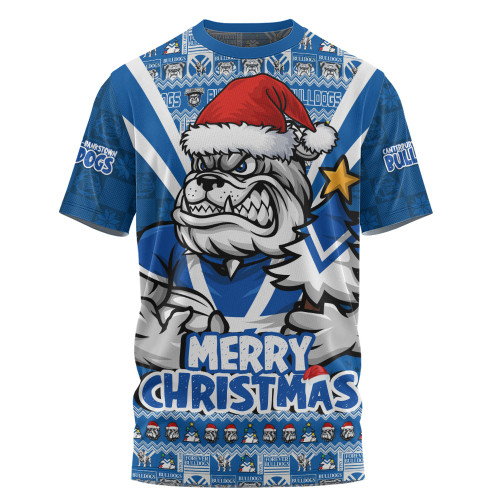 Canterbury-Bankstown Bulldogs T-Shirt Merry Christmas Festive Spirit Edition