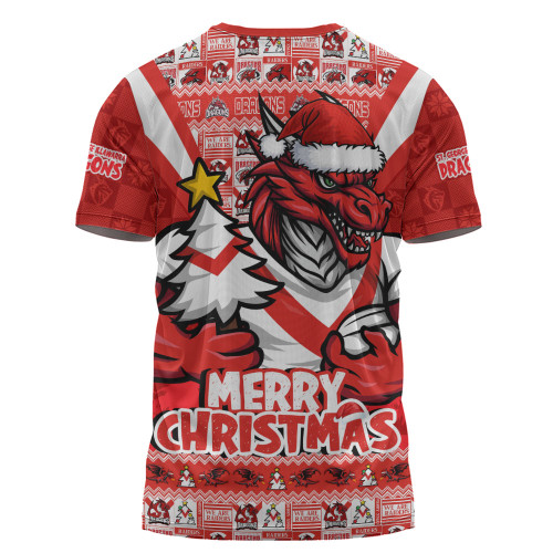 St. George Illawarra Dragons T-Shirt Merry Christmas Festive Spirit Edition St. George Illawarra Dragons T-Shirt Merry Christmas Festive Spirit Edition