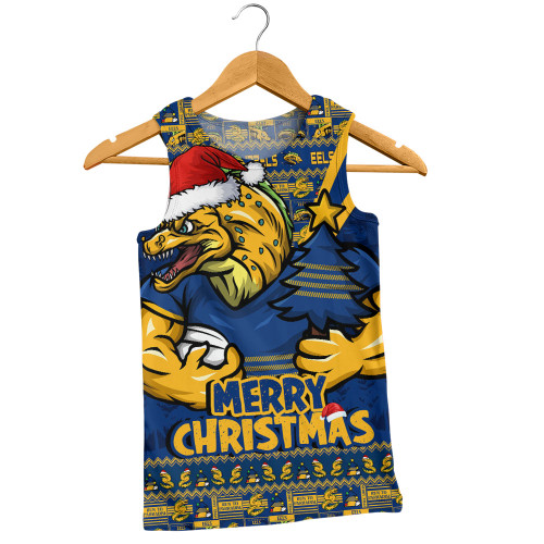 Parramatta Eels Men Singlet Merry Christmas Festive Spirit Edition