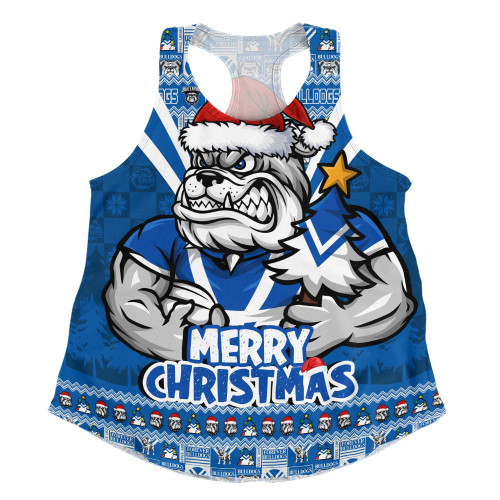 Canterbury-Bankstown Bulldogs Women Racerback Singlet Merry Christmas Festive Spirit Edition