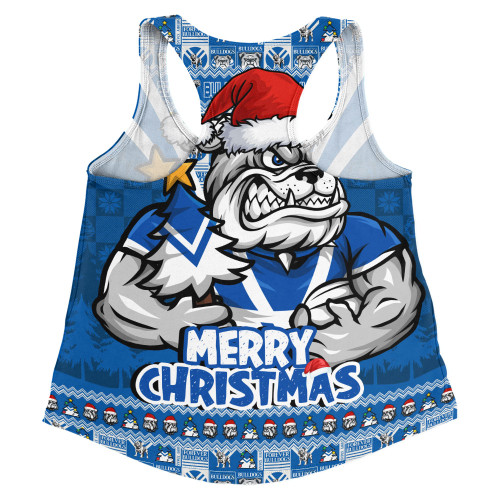Canterbury-Bankstown Bulldogs Women Racerback Singlet Merry Christmas Festive Spirit Edition
