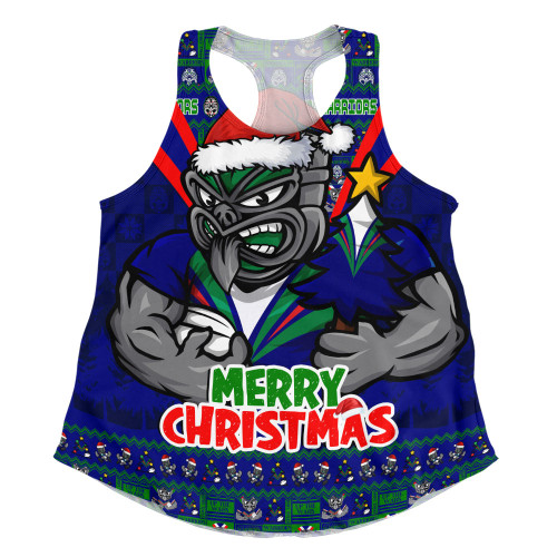 New Zealand Warriors Women Racerback Singlet Merry Christmas Festive Spirit Edition
