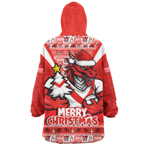 St. George Illawarra Dragons Snug Hoodie Merry Christmas Festive Spirit Edition