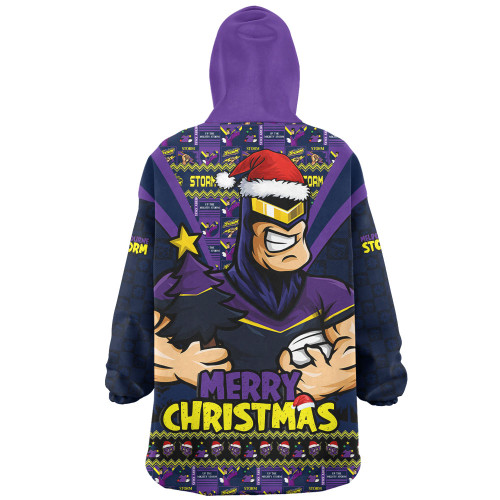Melbourne Storm Snug Hoodie Merry Christmas Festive Spirit Edition Melbourne Storm Snug Hoodie Merry Christmas Festive Spirit Edition