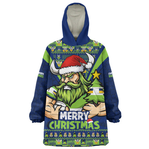 Canberra Raiders Snug Hoodie Merry Christmas Festive Spirit Edition