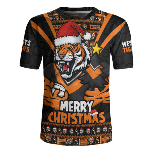 Wests Tigers Rugby Jersey Merry Christmas Festive Spirit Edition
