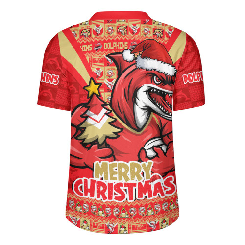 Redcliffe Dolphins Rugby Jersey Merry Christmas Festive Spirit Edition