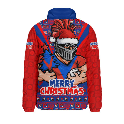 Newcastle Knights Padded Jacket Merry Christmas Festive Spirit Edition