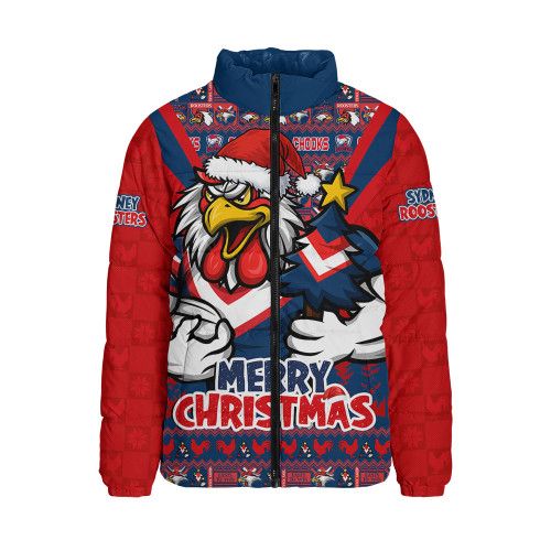 Sydney Roosters Padded Jacket Merry Christmas Festive Spirit Edition Sydney Roosters Padded Jacket Merry Christmas Festive Spirit Edition