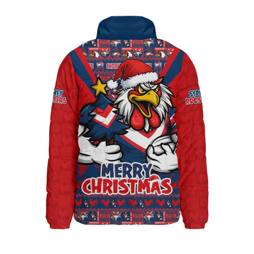 Sydney Roosters Padded Jacket Merry Christmas Festive Spirit Edition Sydney Roosters Padded Jacket Merry Christmas Festive Spirit Edition