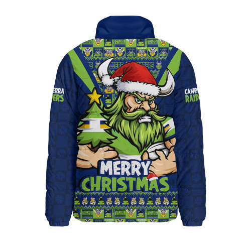 Canberra Raiders Padded Jacket Merry Christmas Festive Spirit Edition Canberra Raiders Padded Jacket Merry Christmas Festive Spirit Edition