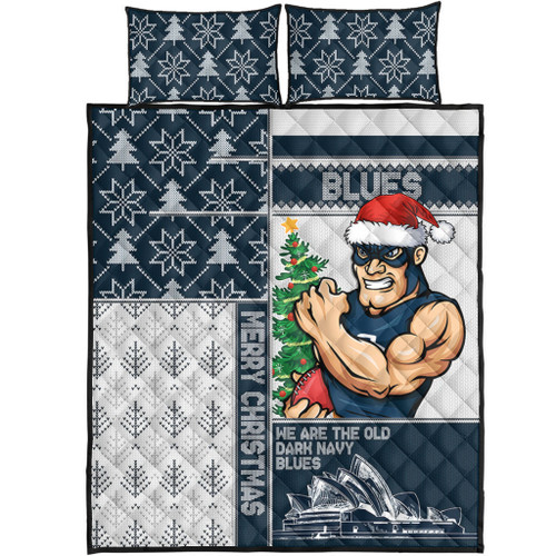 Carlton Quilt Bed Set Christmas Magic Knit Style Winter Glow Carlton Quilt Bed Set Christmas Magic Knit Style Winter Glow