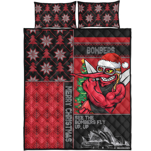 Essendon Quilt Bed Set Christmas Magic Knit Style Winter Glow Essendon Quilt Bed Set Christmas Magic Knit Style Winter Glow