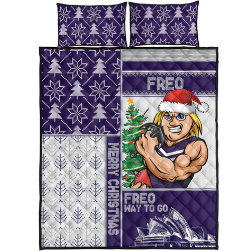 Fremantle Quilt Bed Set Christmas Magic Knit Style Winter Glow Fremantle Quilt Bed Set Christmas Magic Knit Style Winter Glow